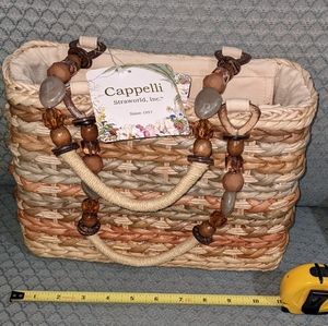 ⛱️ Cappelli Straworld purse NWT Beach & Sun Fun